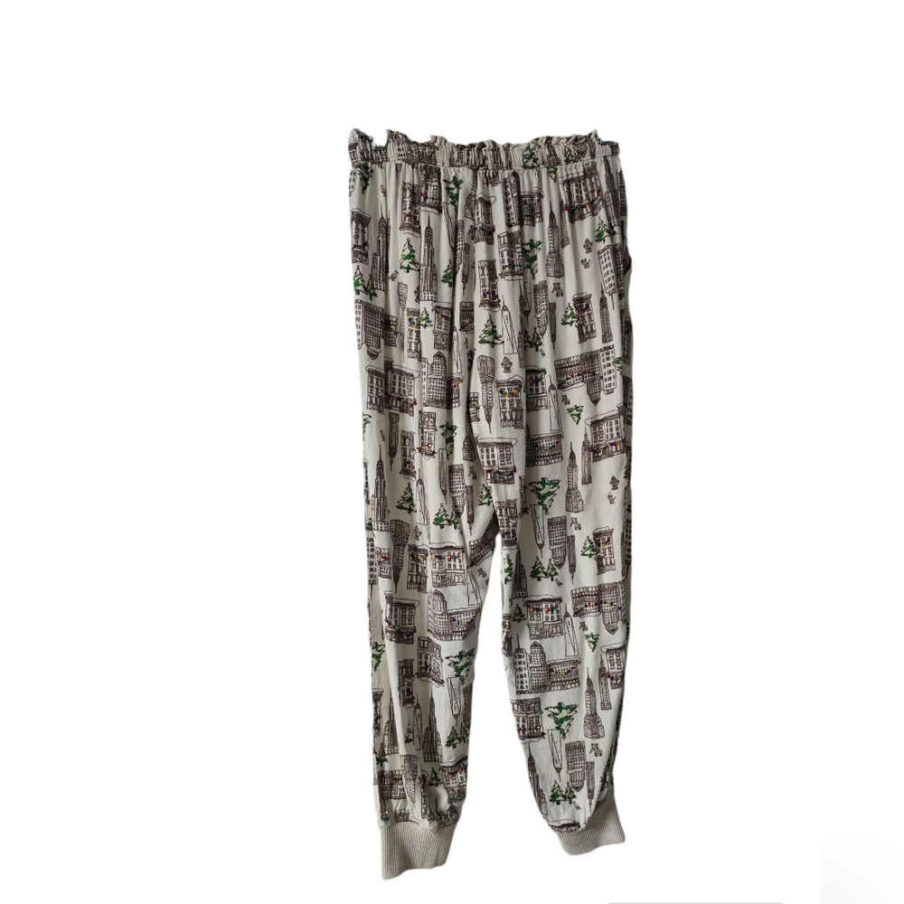 Aerie Christmas in New York Lounge Joggers Size S - Picture 5 of 7